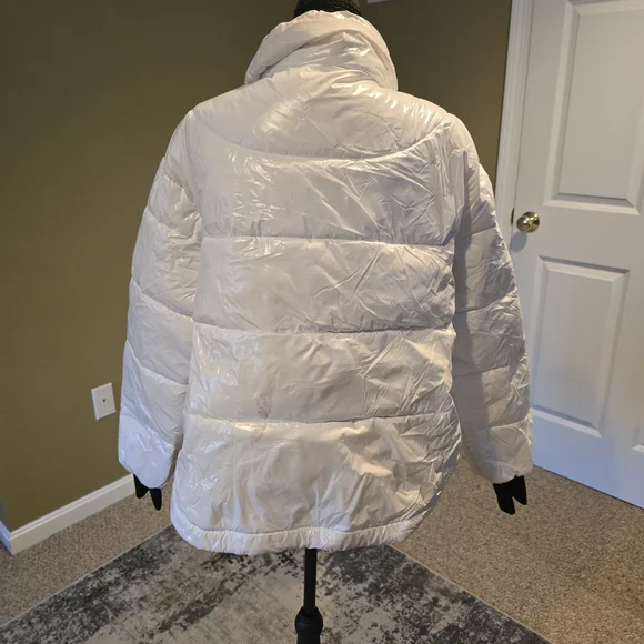 DKNY Cream Puffer Jacket - Picture 3 of 4
